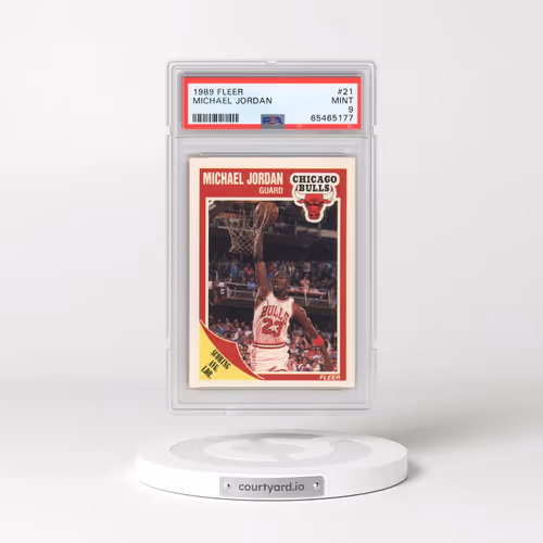 1989 Fleer #21 Michael Jordan (PSA 9 MINT)