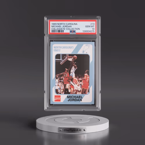 1989 Collegiate Collection North Carolina #13 Michael Jordan (PSA 10 GEM MINT)