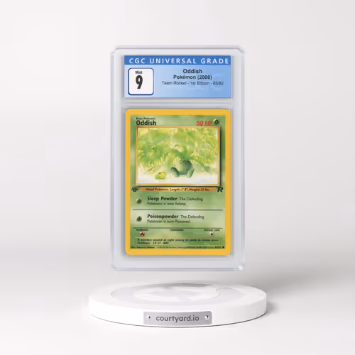 2000 Team Rocket #63/82 Oddish - 1st Edition 1st Edition (CGC 9 MINT)
