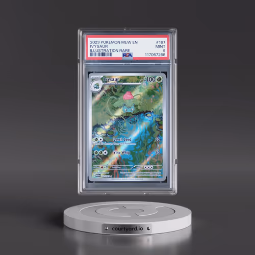 2023 Pokémon Mew EN-151 #167 Ivysaur - Illustration Rare (PSA 9 MINT)