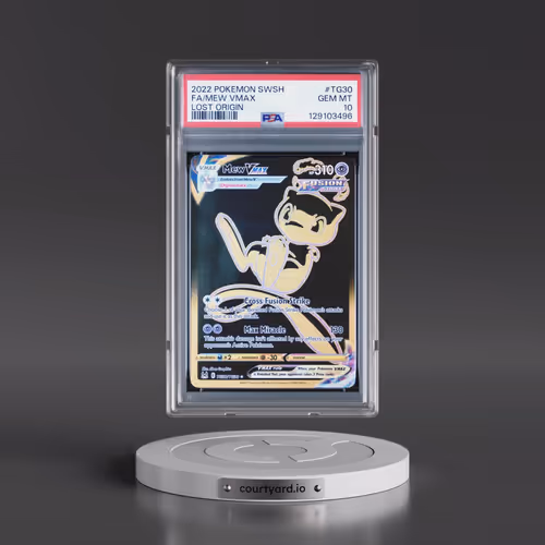 2022 Pokémon Sword & Shield Lost Origin #TG30 Mew Vmax - Full Art (PSA 10 GEM MINT)