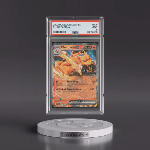2023 Pokémon Mew EN-151 #006 Charizard EX - Holo (PSA 9 MINT)