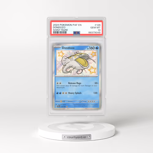 2024 Pokémon Paf EN-Paldean Fates #126 Dondozo - Shiny Rare (PSA 10 GEM MINT)