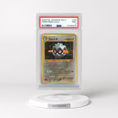 2000 Pokémon Neo 2 #205 Forretress - Holo (PSA 9 MINT)