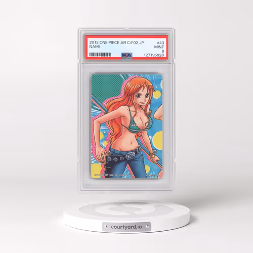 2012 Carddass One Piece Japanese AR Carddass Formation 02 #43 Nami (PSA 9 MINT)