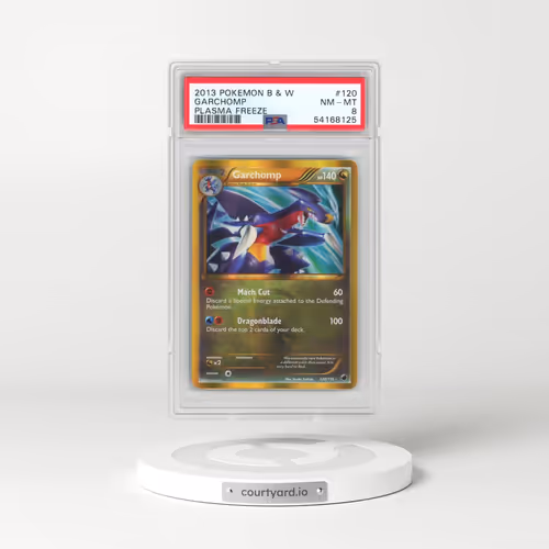 2013 Pokémon Black & White Plasma Freeze #120 Garchomp (PSA 8 NM-MT)