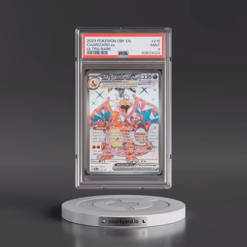 2023 Pokémon Obf EN-Obsidian Flames #215 Charizard EX - Holo Ultra Rare (PSA 9 MINT)