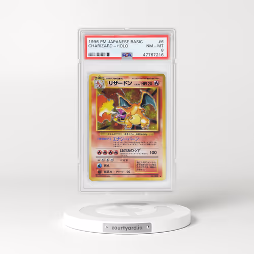 1996 Japanese Base Set #6 Charizard - Holo (PSA 8 NM-MT)
