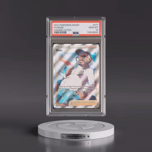 2021 Pokémon Sword & Shield Shining Fates #071 Rose - Full Art (PSA 10 GEM MINT)