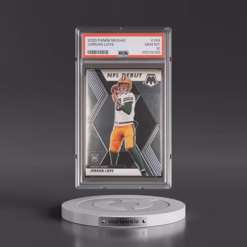 2020 Panini Mosaic #264 Jordan Love (PSA 10 GEM MINT)