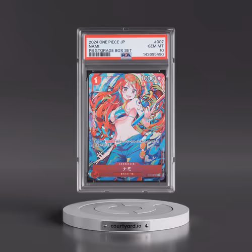 2024 One Piece Japanese Premium Booster -One Piece Card the Best- Storage Box Set #007 Nami (PSA 10