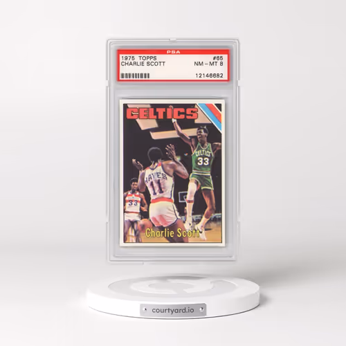 1975 Topps #65 Charlie Scott (PSA 8 NM-MT)