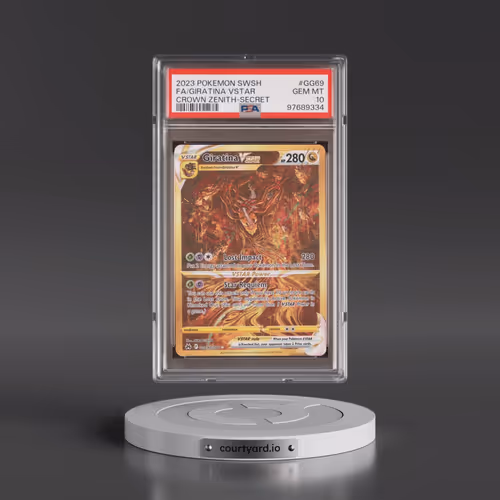 2023 Pokémon Sword and Shield Crown Zenith #GG69 Giratina Vstar - Full Art Secret (PSA 10 GEM MINT)