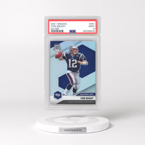 2021 Panini Mosaic #281 Tom Brady - Silver (PSA 9 MINT)