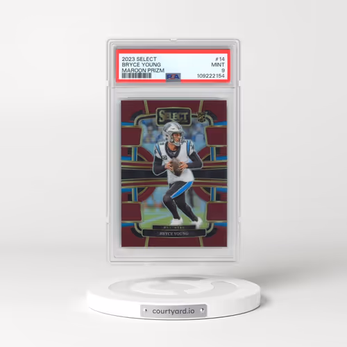 2023 Panini Select #14 Bryce Young - Maroon Prizm (PSA 9 MINT)