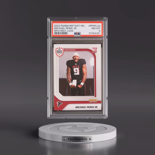 2024 Panini Instant NFL Rps First Look #RPSFL23 Michael Penix Jr. (PSA 8 NM-MT)