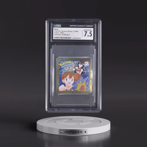 Action Flipz Series 1 (Artbox) - English #R01 Misty - Chromium Stickers (CGC 7.5 NM+)