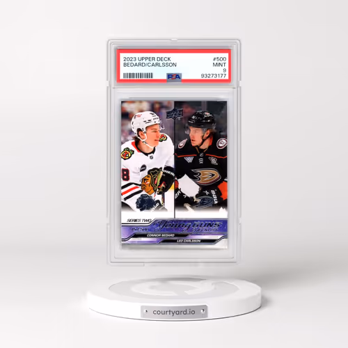2023 Upper Deck #500 Connor Bedard/Leo Carlsson (PSA 9 MINT)