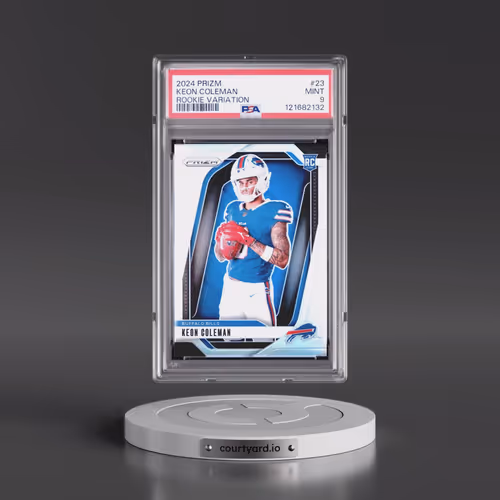2024 Panini Prizm Rookie Variation #23 Keon Coleman (PSA 9 MINT)