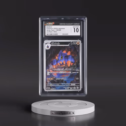 2025 White Flare - sv11W #126/086 Boldore - Art Rare Holo (CGC 10 GEM MINT)