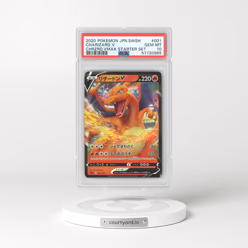 2020 Pokémon Sword & Shield Charizard Vmax Starter Set #001 Charizard V - Holo (PSA 10 GEM MINT)