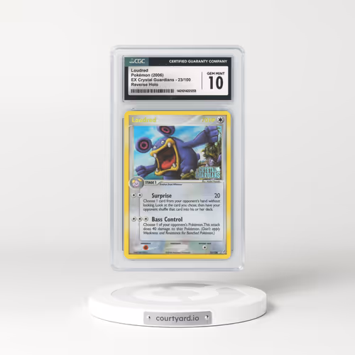 2006 EX Crystal Guardians #23 Loudred - Holo (CGC 10 GEM MINT)