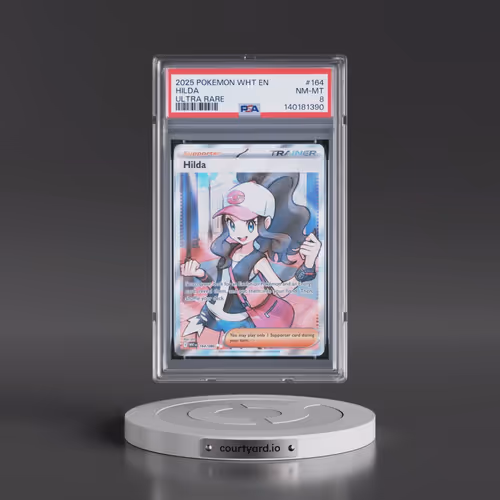 2025 Pokémon Wht EN-White Flare #164 Hilda - Ultra Rare (PSA 8 NM-MT)