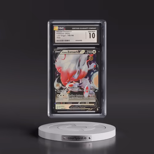 2022 Lost Origin #146/196 Hisuian Zoroark V - Holo (CGC 10 GEM MINT)