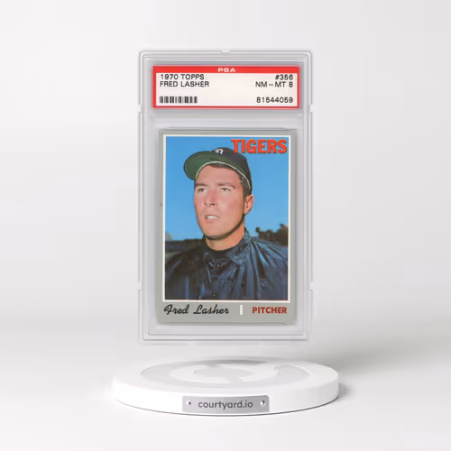1970 Topps #356 Fred Lasher (PSA 8 NM-MT)