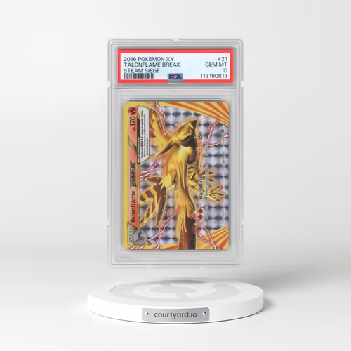 2016 Pokémon XY Steam Siege #21 Talonflame Break (PSA 10 GEM MINT)