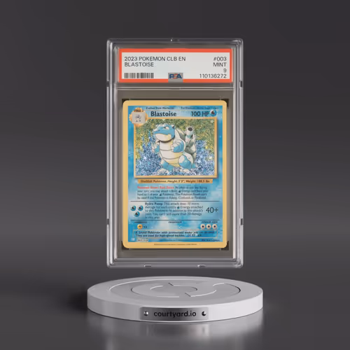 2023 Pokémon Clb-Trading Card Game Classic Blastoise & Suicune EX Deck #003 Blastoise (PSA 9 MINT)