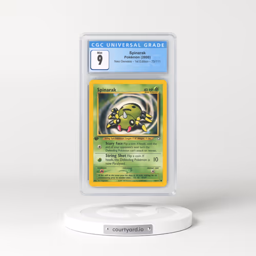 2000 Neo Genesis #75/111 Spinarak - 1st Edition (CGC 9 MINT)