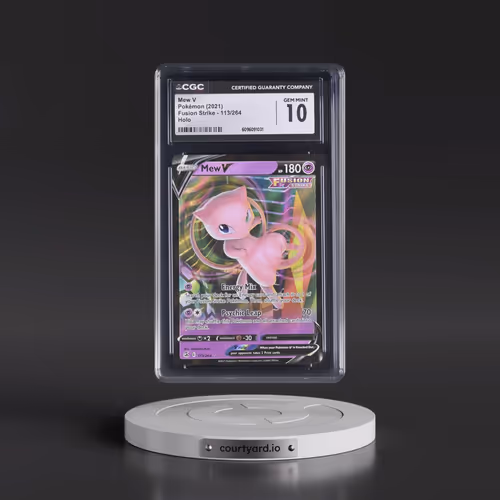 2019 Fusion Strike #113/264 Mew V - Holo (CGC 10 GEM MINT)