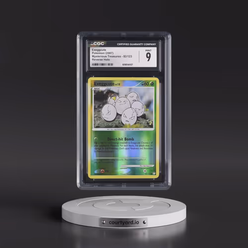 2007 Mysterious Treasures #82/123 Exeggcute - Reverse Holo (CGC 9 MINT)