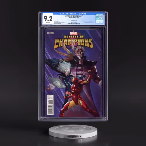 Contest of Champions #1 CGC 9.2 White Pages (Marvel Comics, 12/15) - Universal Yu Variant Cover