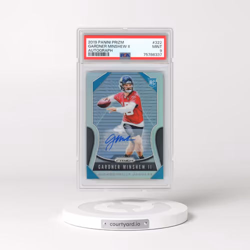 2019 Panini Prizm #322 Gardner Minshew II - Autograph (PSA 9 MINT)