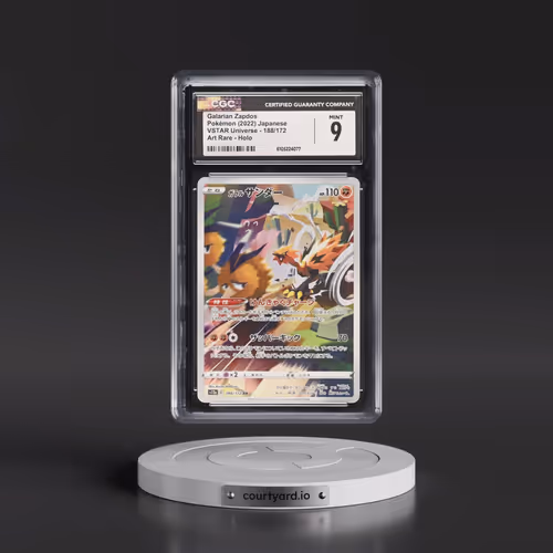 2022 VSTAR Universe #188/172 Galarian Zapdos - Art Rare Holo (CGC 9 MINT)