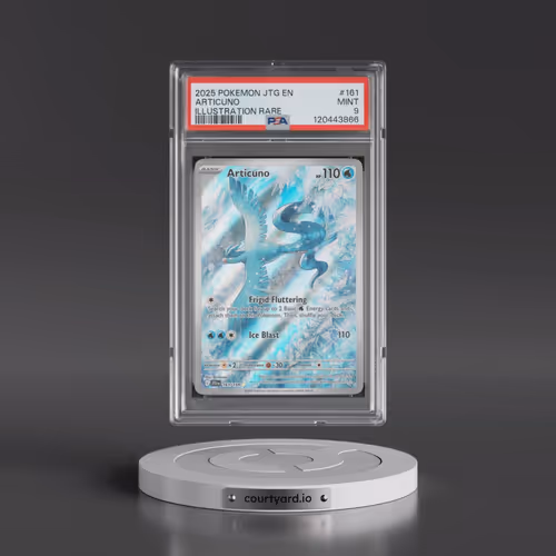 2025 Pokémon Jtg EN-Journey Together #161 Articuno - Illustration Rare (PSA 9 MINT)