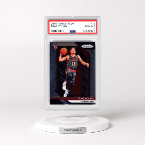 2018 Panini Prizm #78 Trae Young (PSA 10 GEM MINT)