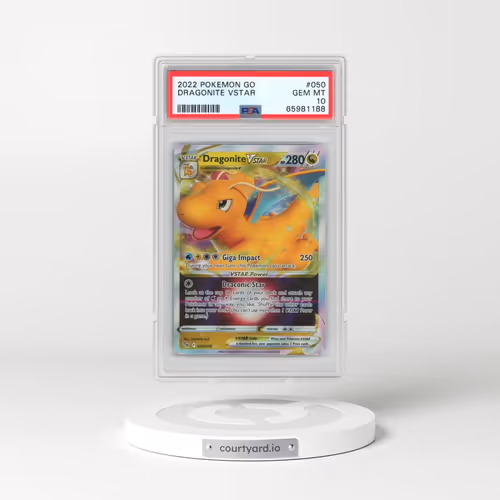 2022 Pokémon Go #050 Dragonite Vstar (PSA 10 GEM MINT)