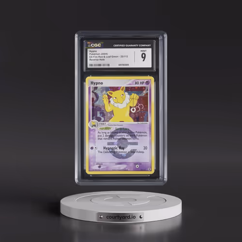 2004 EX Fire Red & Leaf Green #25/112 Hypno - Reverse Holo (CGC 9 MINT)