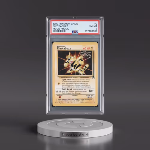 1999 Pokémon Game Movie #2 Electabuzz - Movie Promo (PSA 8 NM-MT)
