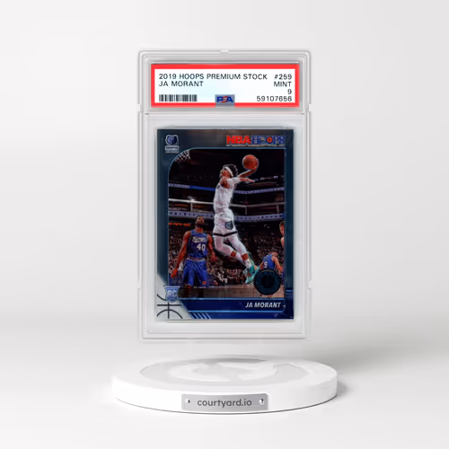 2019 Panini Hoops Premium Stock #259 Ja Morant (PSA 9 MINT)