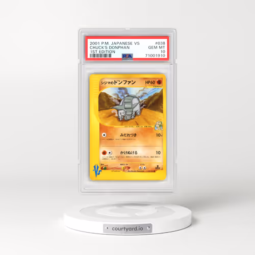 2001 Pokémon VS #038 Chuck's Donphan - 1st Edition (PSA 10 GEM MINT)
