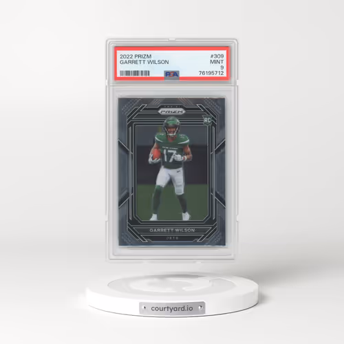 2022 Panini Prizm #309 Garrett Wilson (PSA 9 MINT)