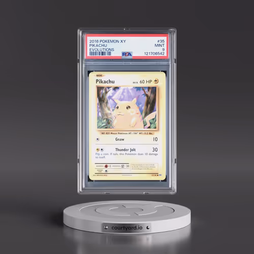 2016 Pokémon XY Evolutions #35 Pikachu (PSA 9 MINT)