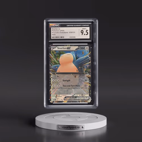 2024 Prismatic Evolutions - PRE EN #076/131 Snorlax ex - Holo (CGC 9.5 MINT+)