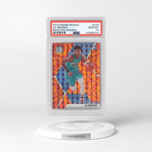 2019 Panini Mosaic #219 Ja Morant - Reactive Orange (PSA 10 GEM MINT)