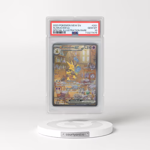 2023 Pokémon Mew EN-151 #201 Alakazam EX - Holo Special Illustration Rare (PSA 10 GEM MINT)