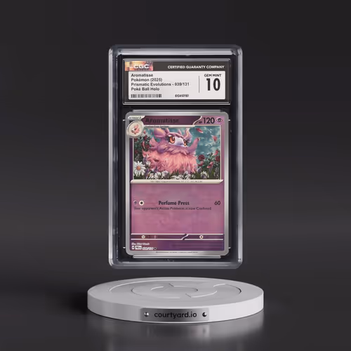 2024 Prismatic Evolutions - PRE EN #039/131 Aromatisse - Poké Ball Holo (CGC 10 GEM MINT)